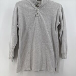 Soft Surroundings Soft‎ Fleece Cuddle Oversized Pullover Sweatshirt S